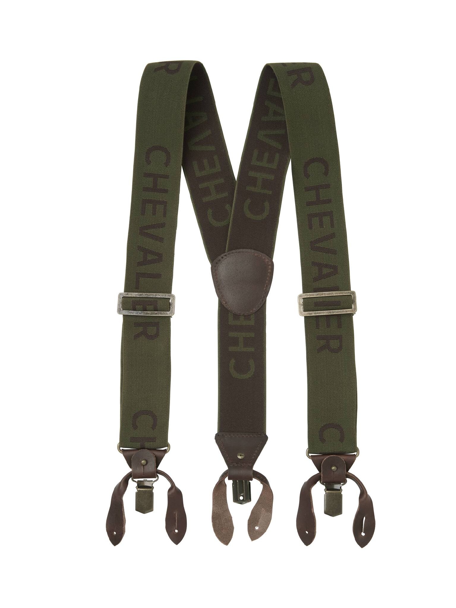 Chevalier® Suspenders / Bretels Dark Green
