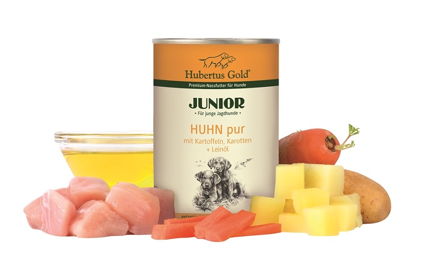 Hubertus Gold JUNIOR Huhn Pur (Kip) 400 Gr